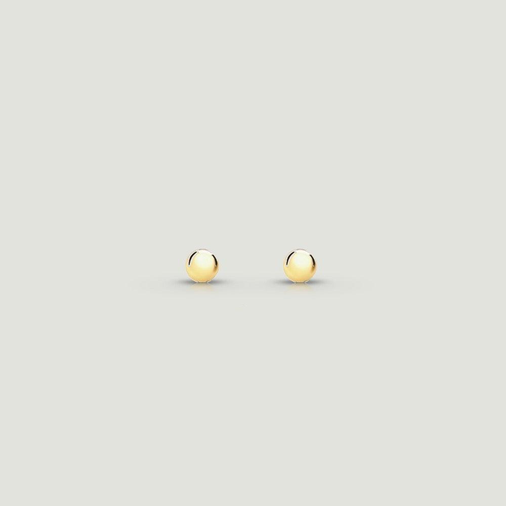 2mm ball stud earring in 9ct yellow gold