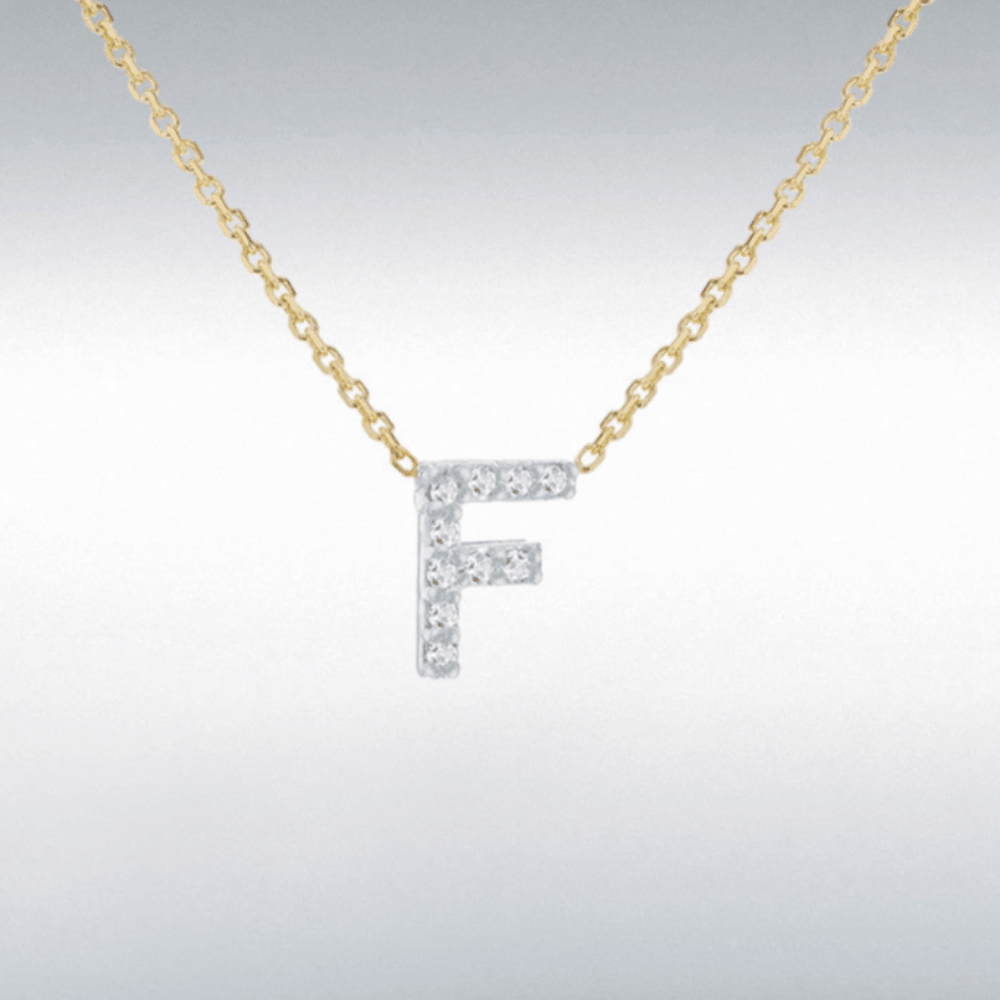 Diamond Initial Necklace