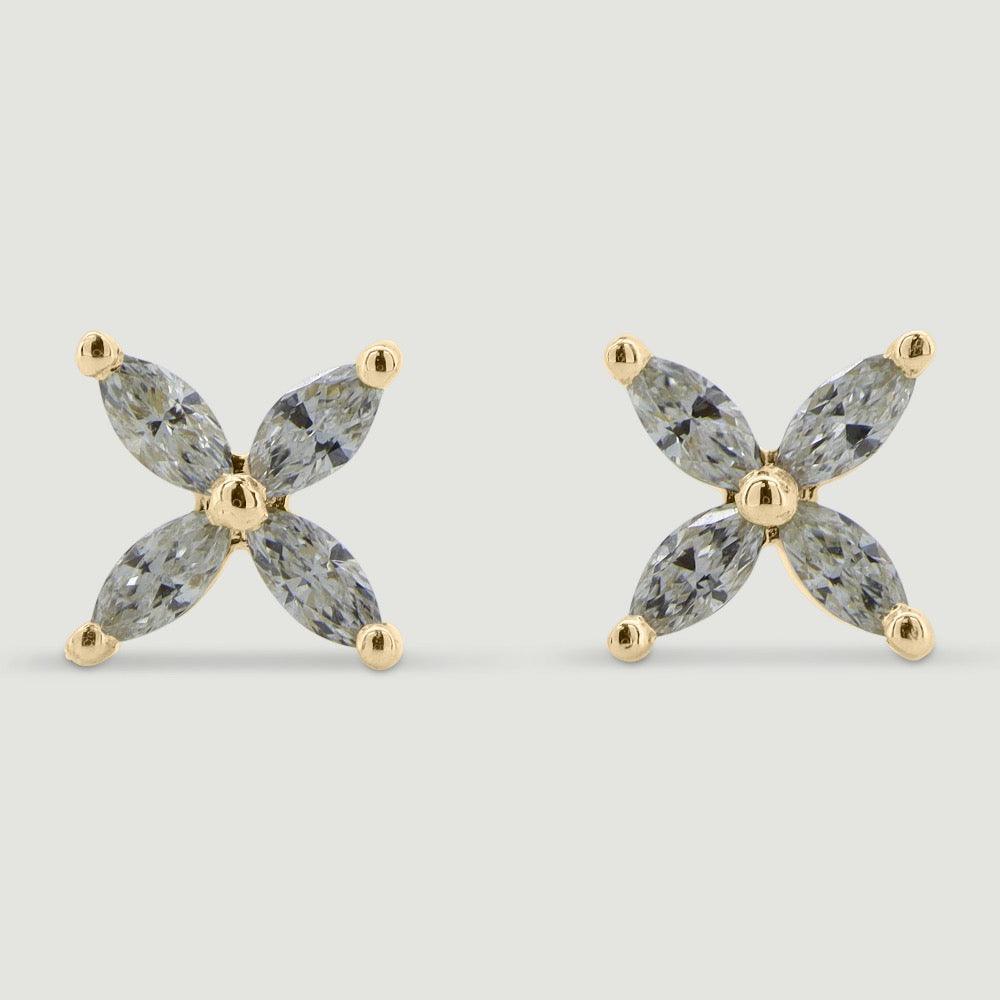 Clover Diamond Earrings