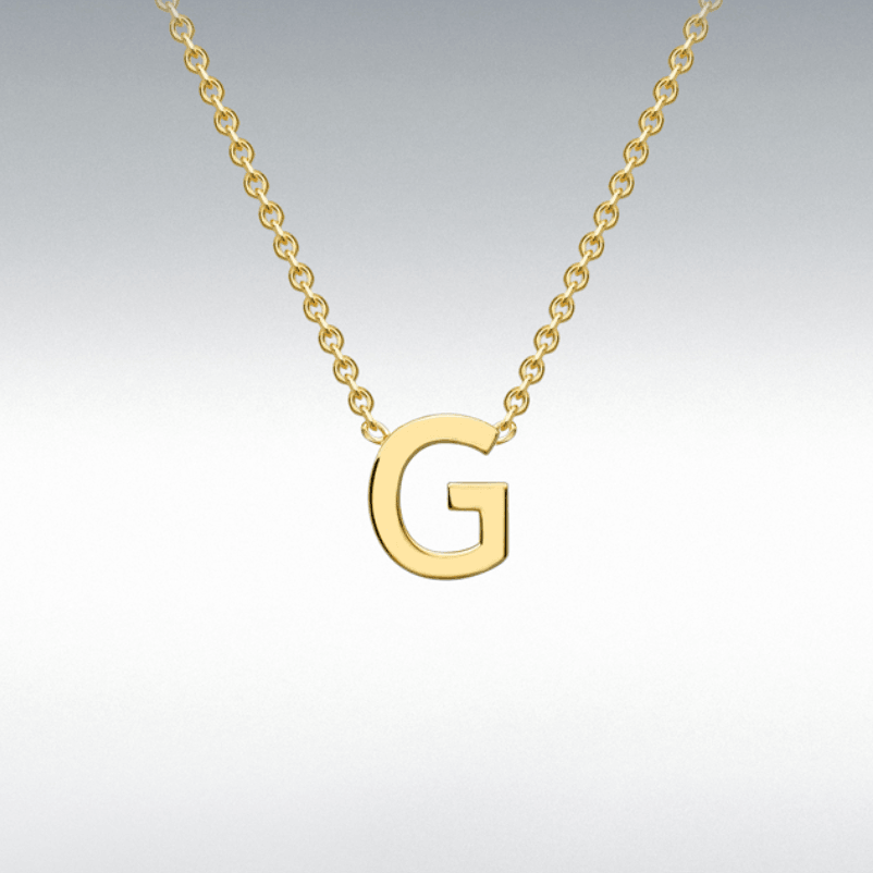 Gold Initial Necklace