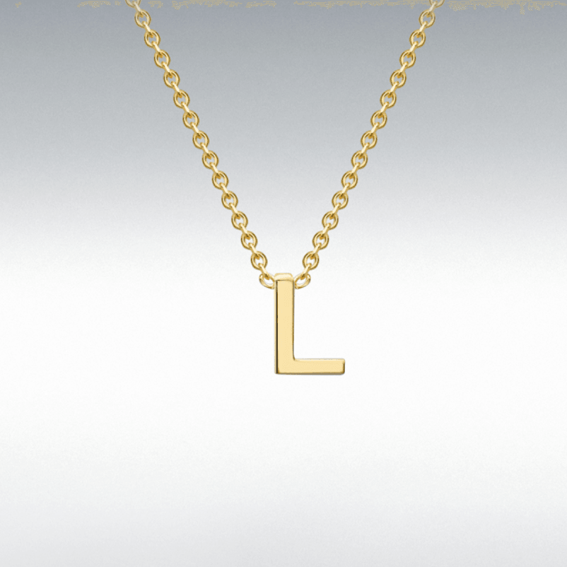 Gold Initial Necklace
