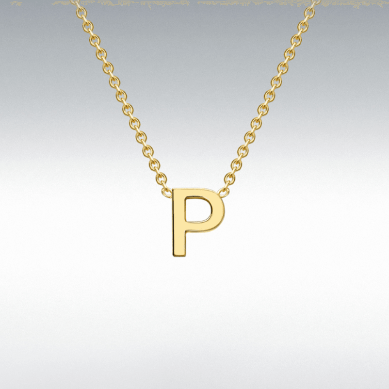 Gold Initial Necklace