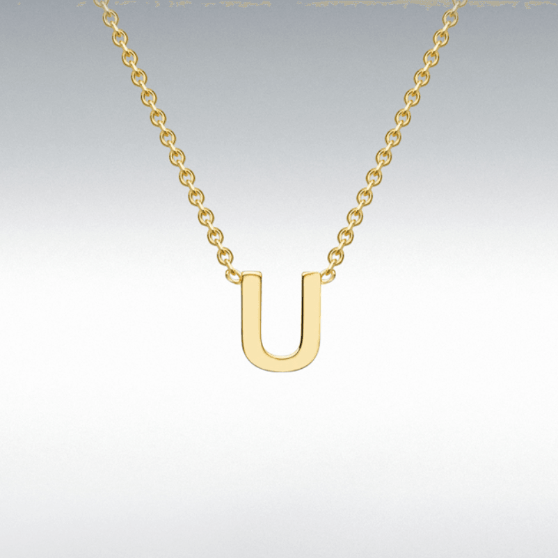 Gold Initial Necklace