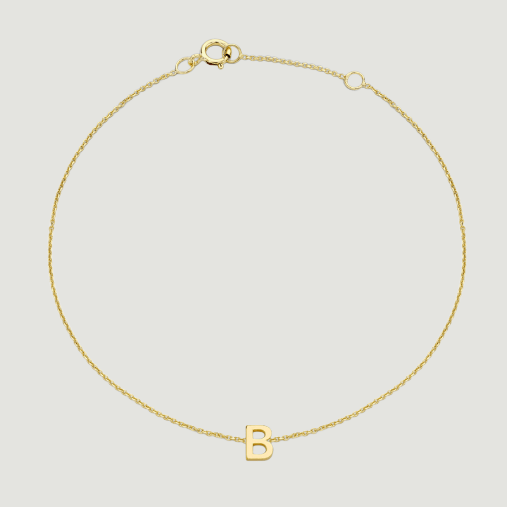 Gold Initial Bracelet