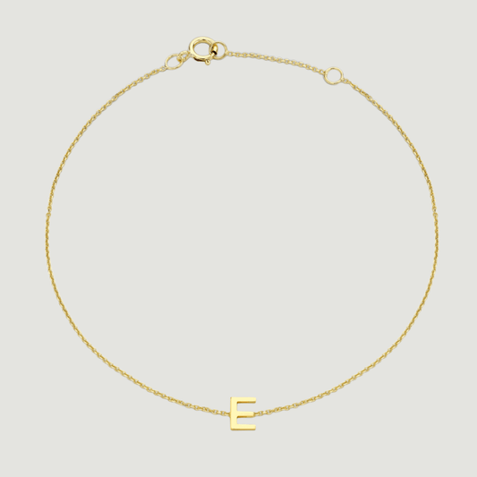 Gold Initial Bracelet
