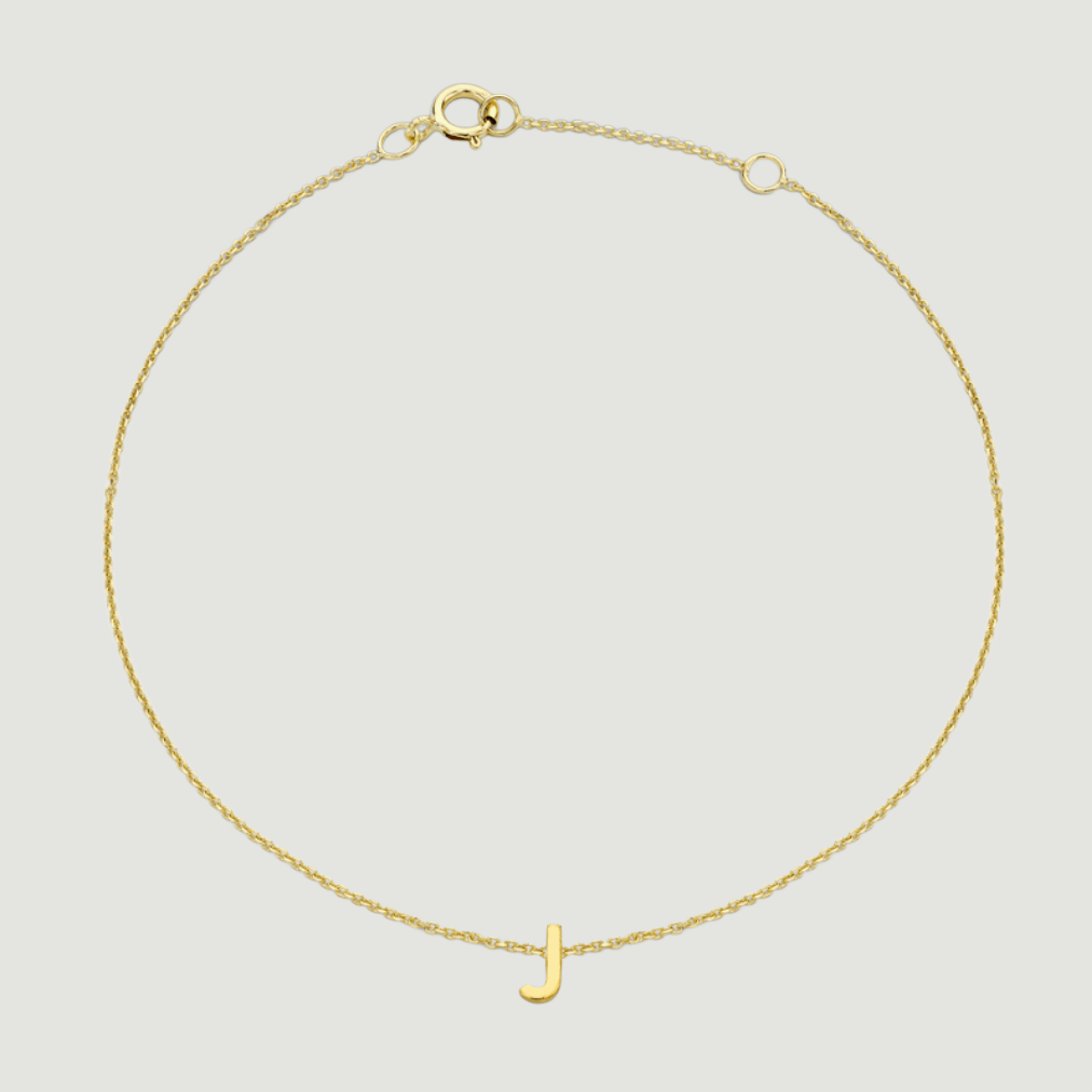 Gold Initial Bracelet