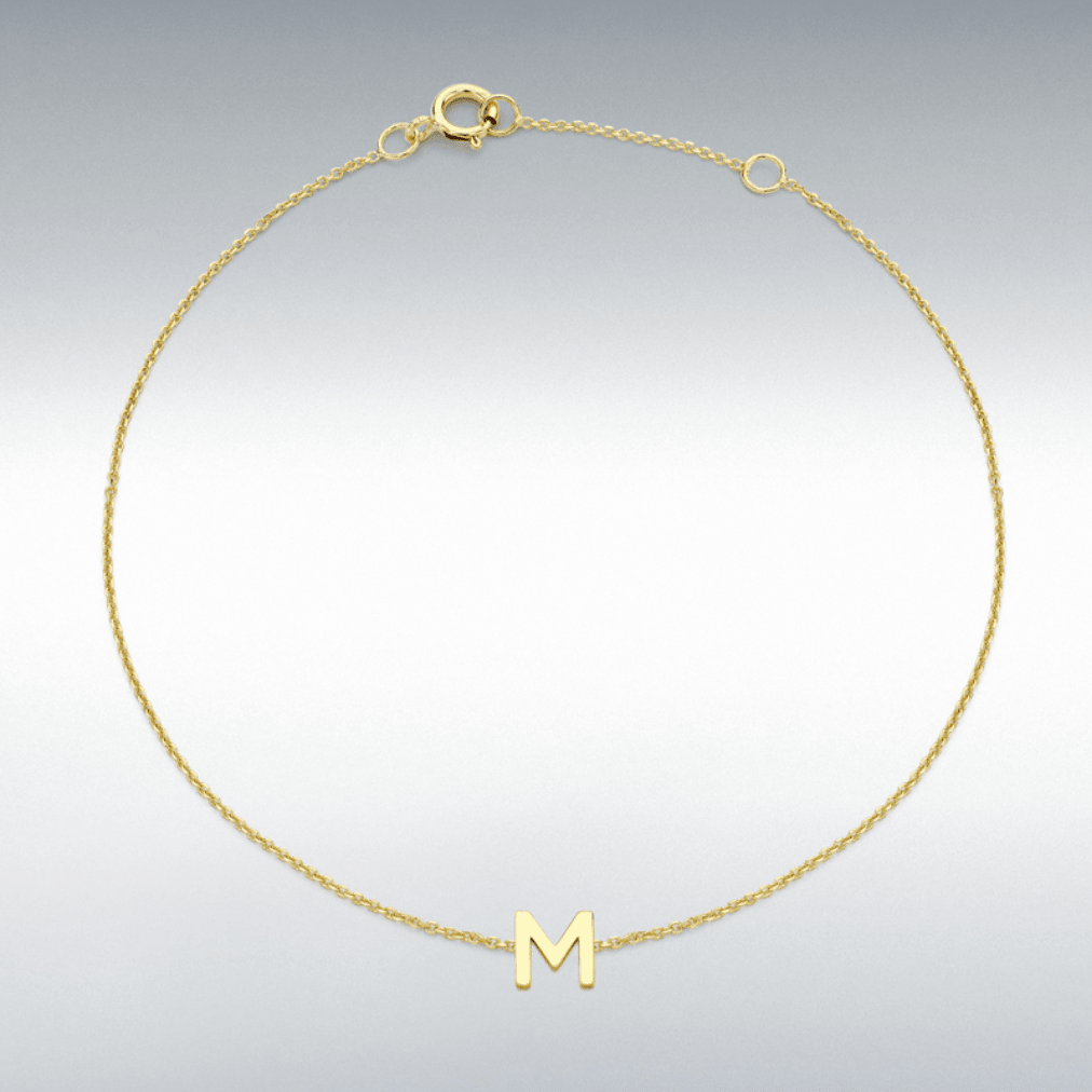 Gold Initial Bracelet