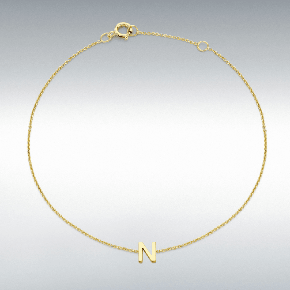 Gold Initial Bracelet