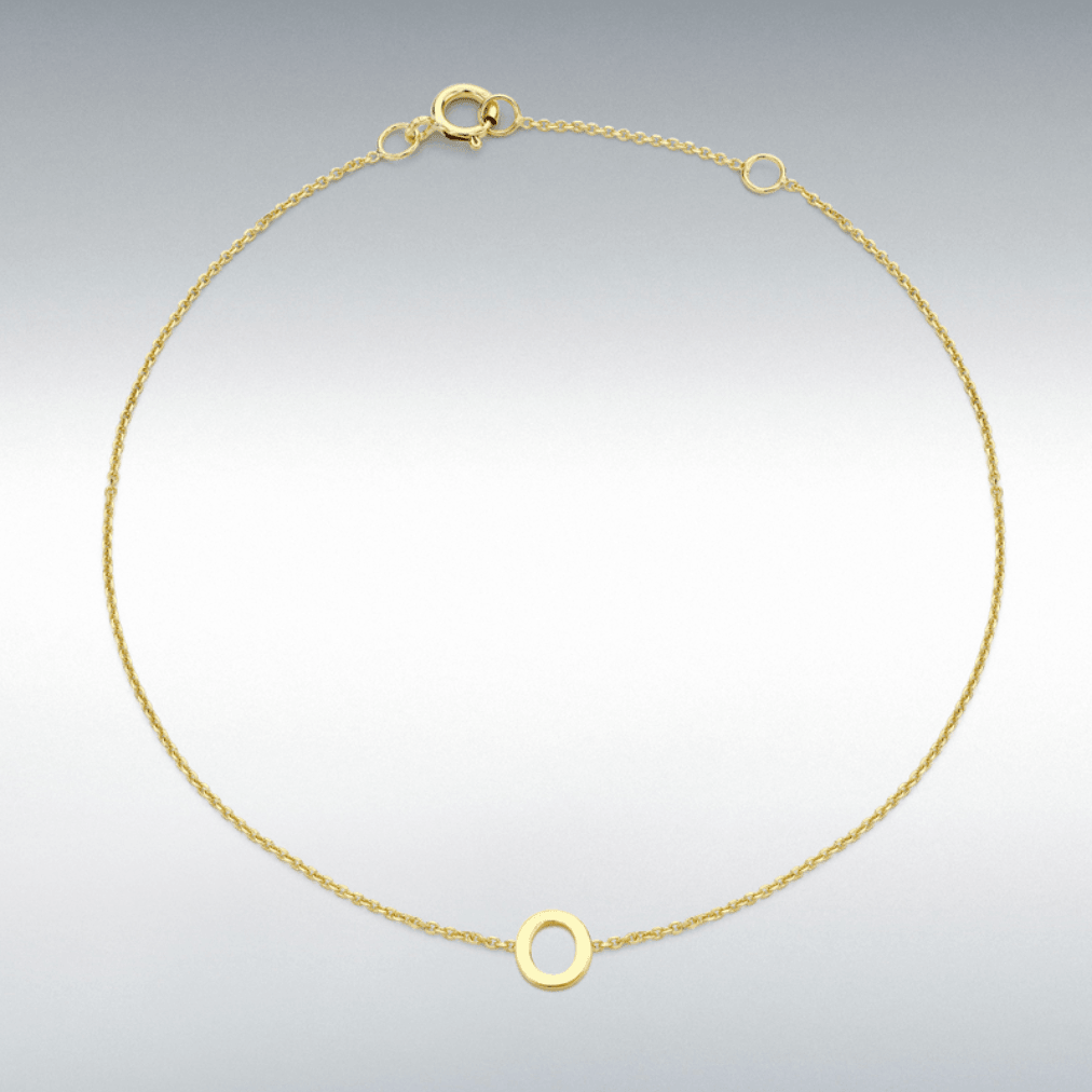 Gold Initial Bracelet
