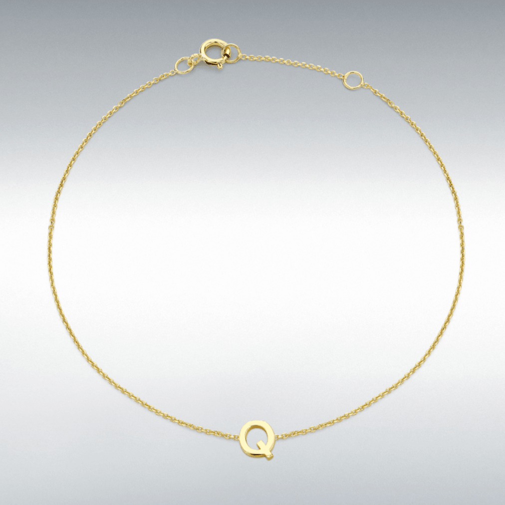 Gold Initial Bracelet
