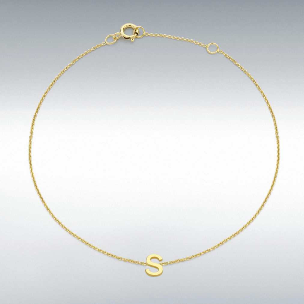 Gold Initial Bracelet
