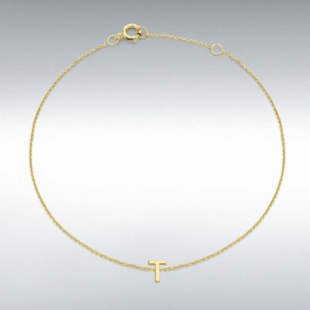 Gold Initial Bracelet