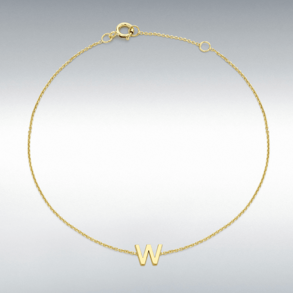 Gold Initial Bracelet