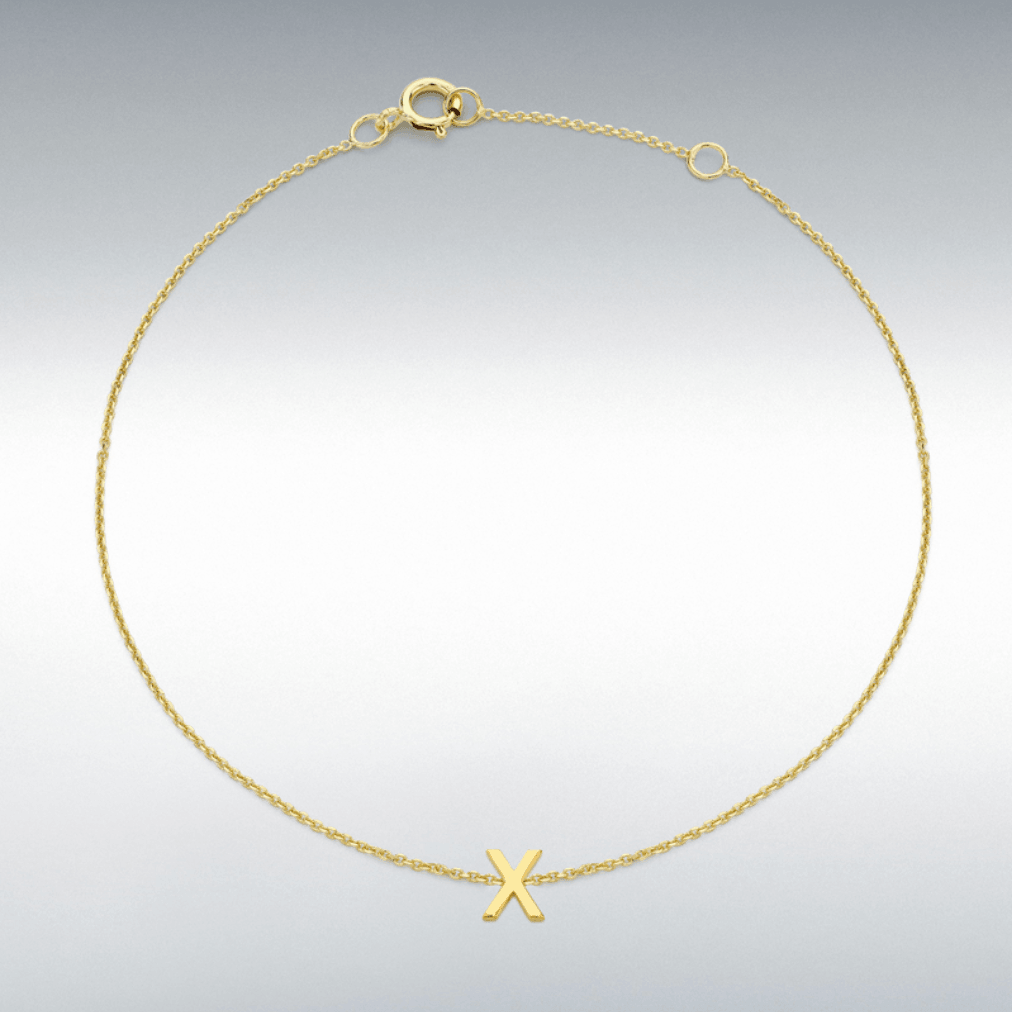 Gold Initial Bracelet
