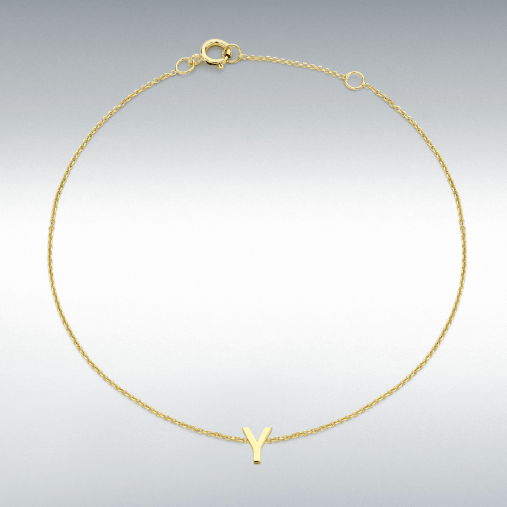 Gold Initial Bracelet