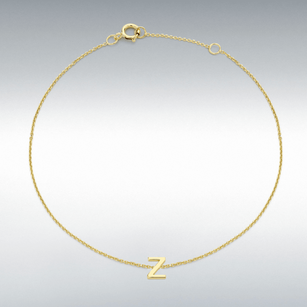 Gold Initial Bracelet