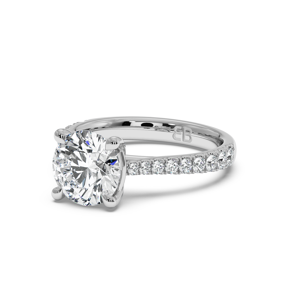 The Richmond Round Lab-Grown Platinum Ring