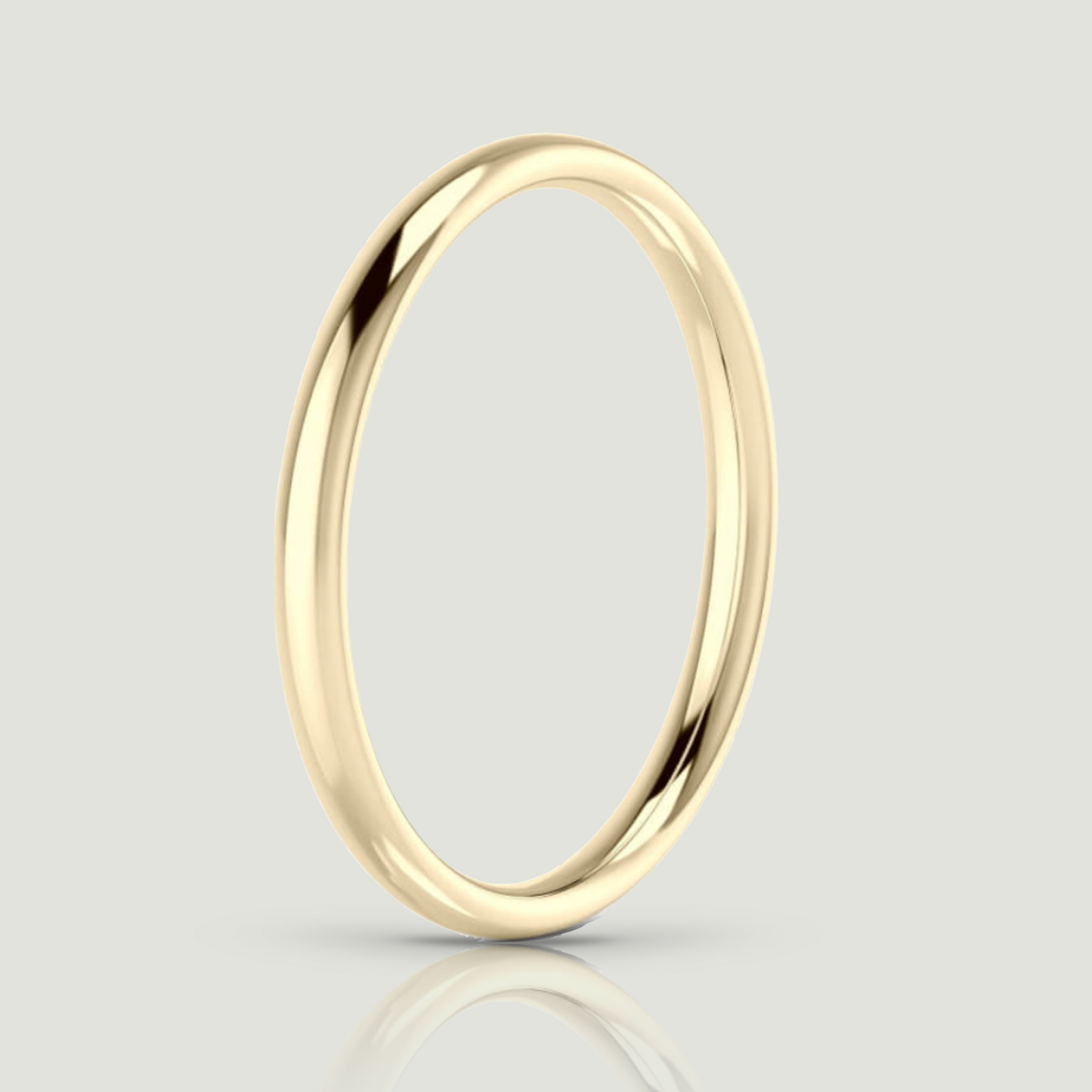 Yellow Gold 2.0mm Traditional Court Ring