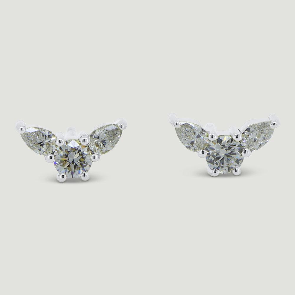 Papillon Stud Earrings