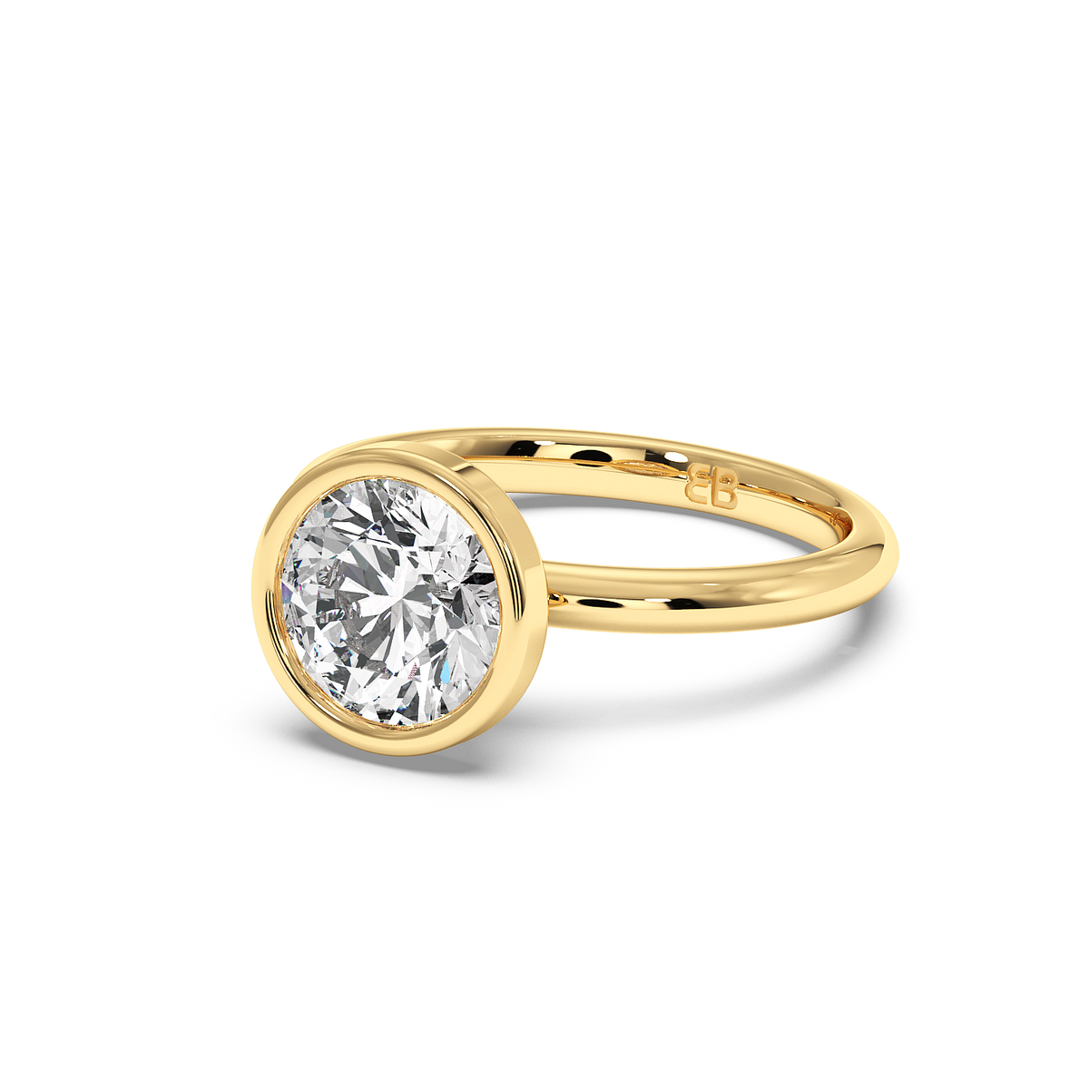 La bague Chelsea en or jaune et émeraude de laboratoire