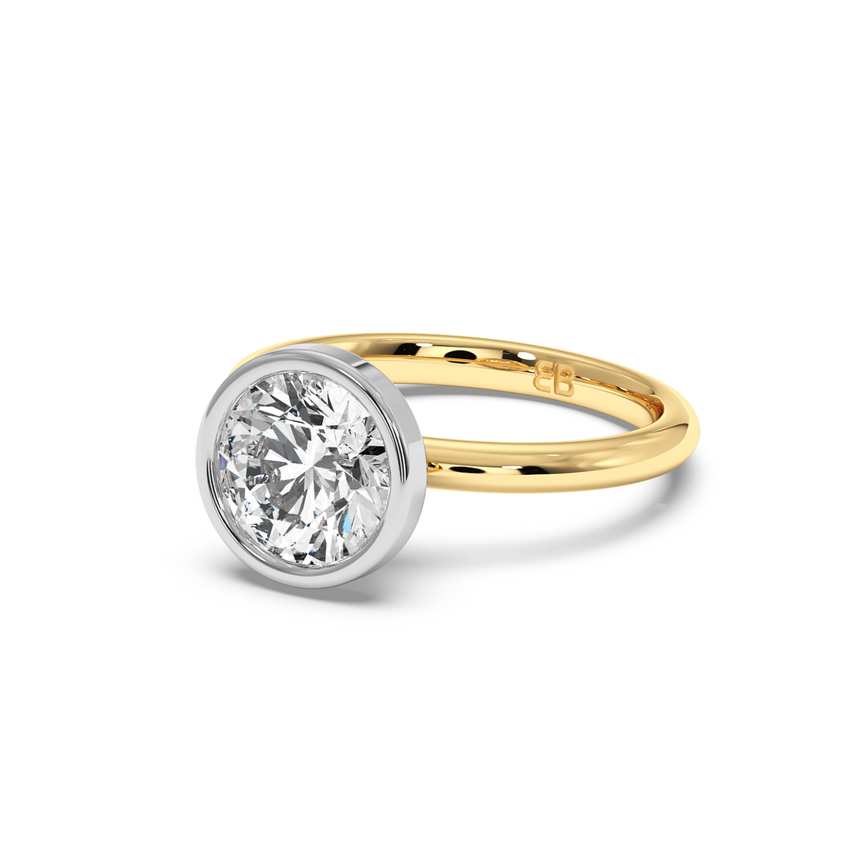 La bague Chelsea en or jaune et émeraude de laboratoire