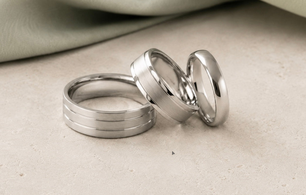 Patterned Wedding Rings