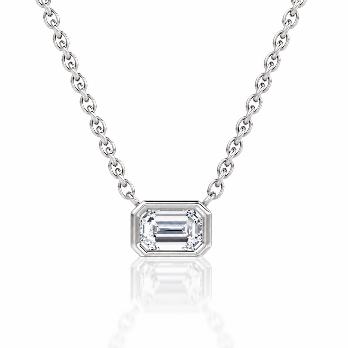 The Primrose Emerald Lab-Grown Necklace