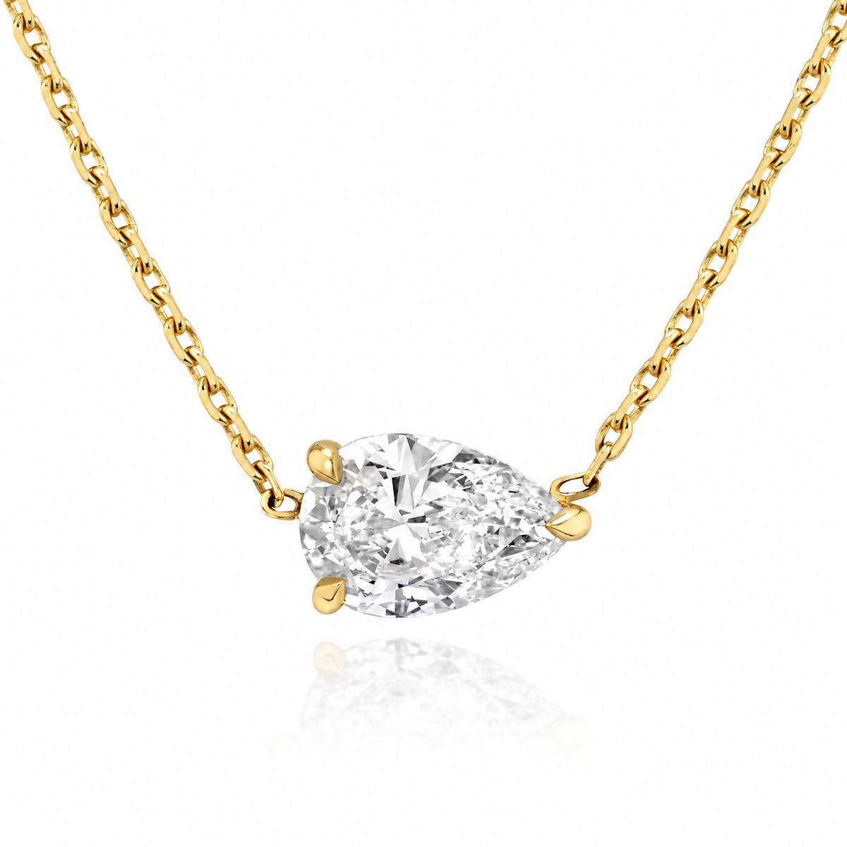 The Chelsea Pear Lab-Grown Necklace