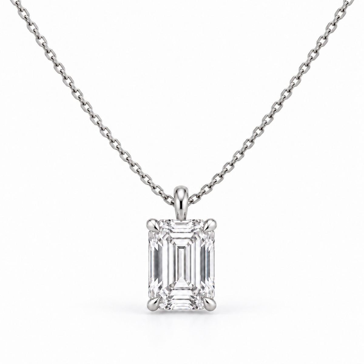The Chelsea Emerald Lab-Grown Pendant