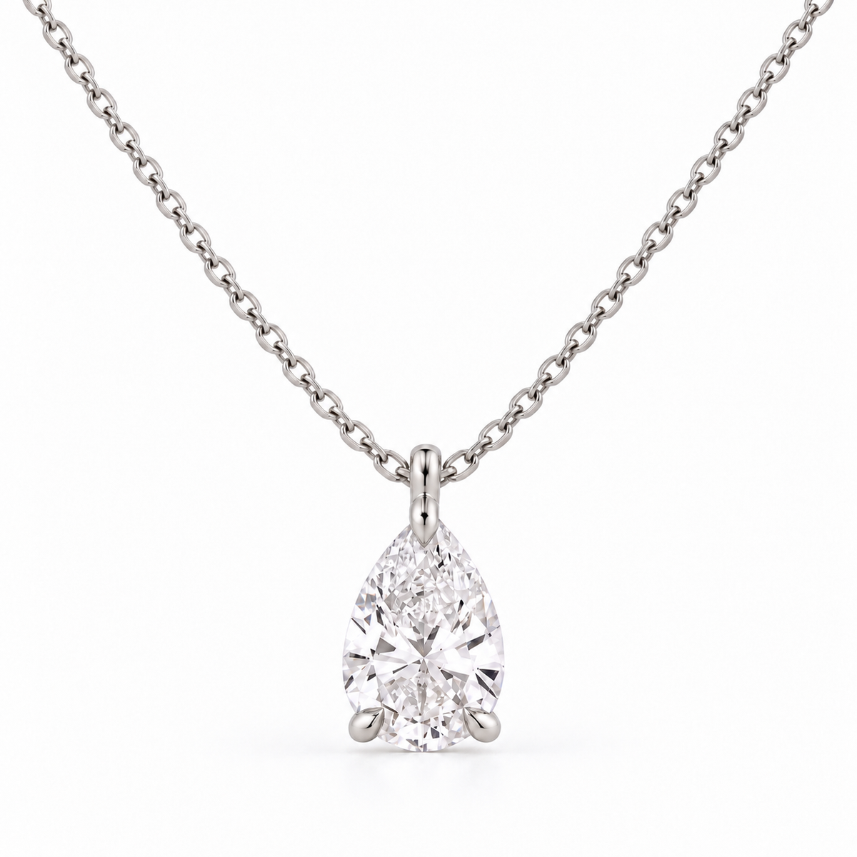 The Chelsea Pear Lab-Grown Pendant