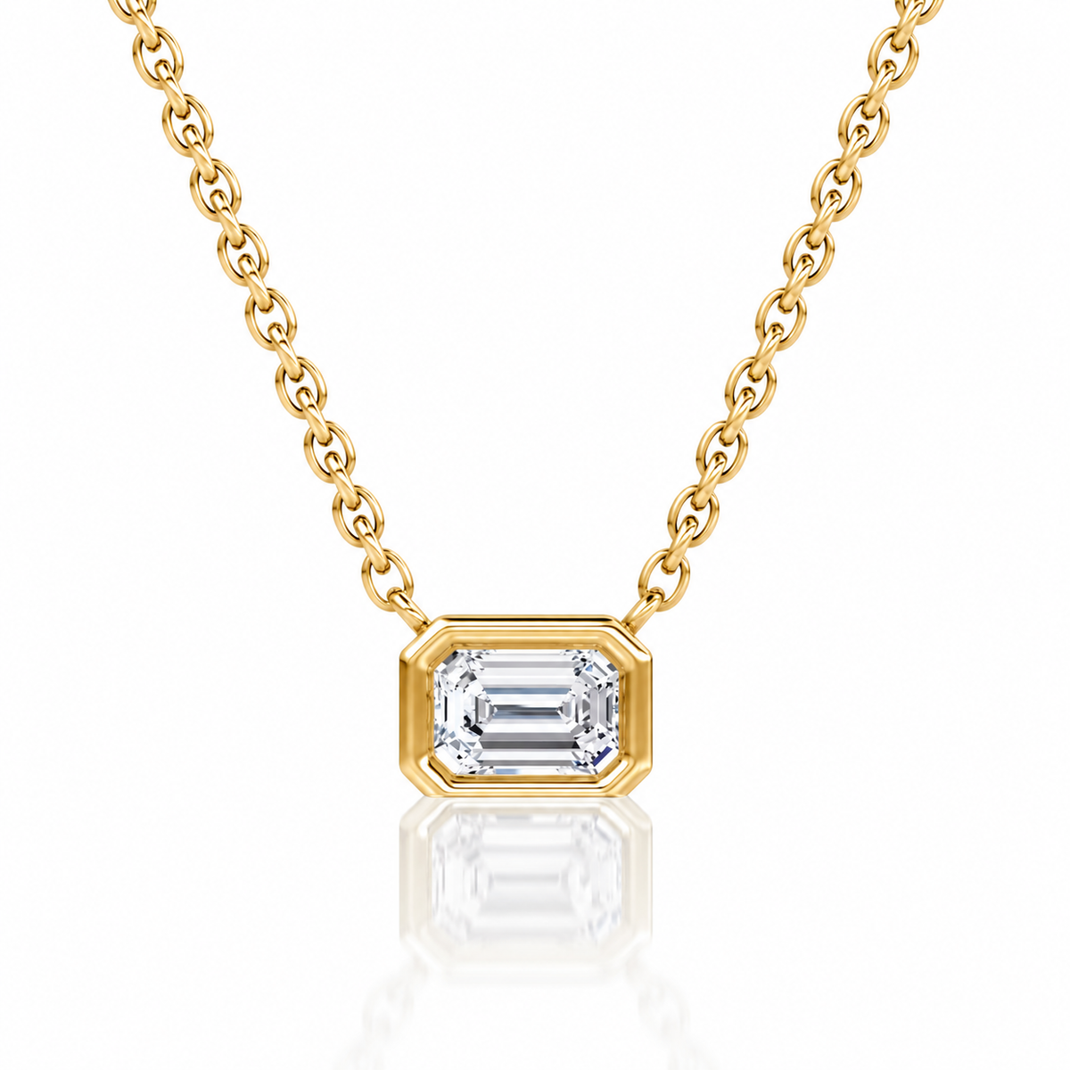 The Primrose Emerald Lab-Grown Necklace