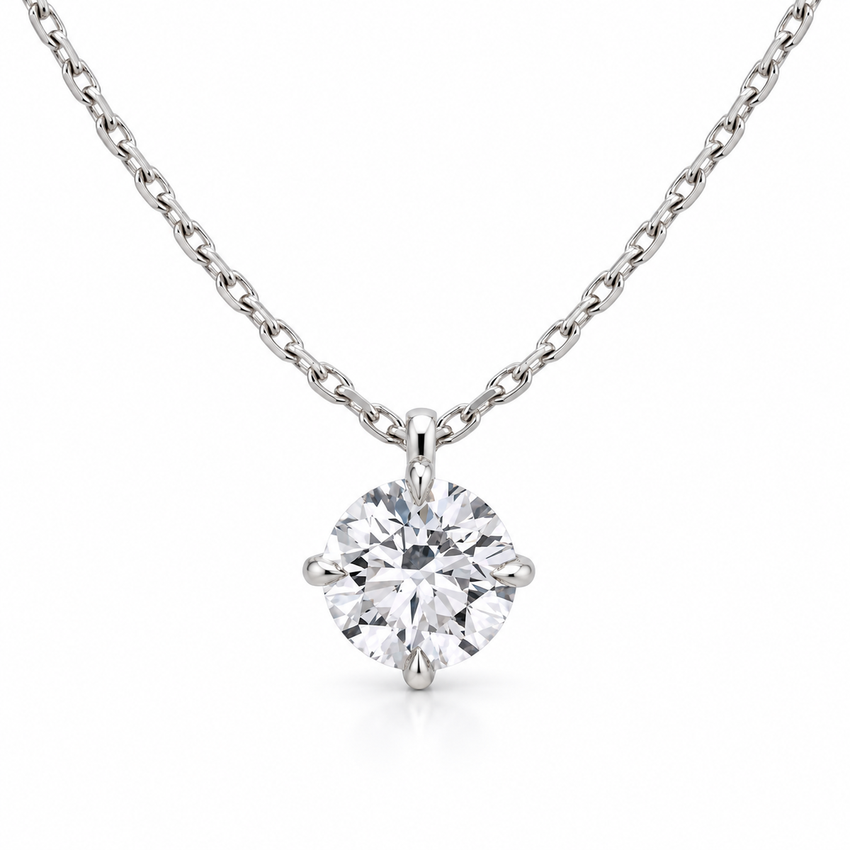 The Chelsea Round Lab-Grown Pendant