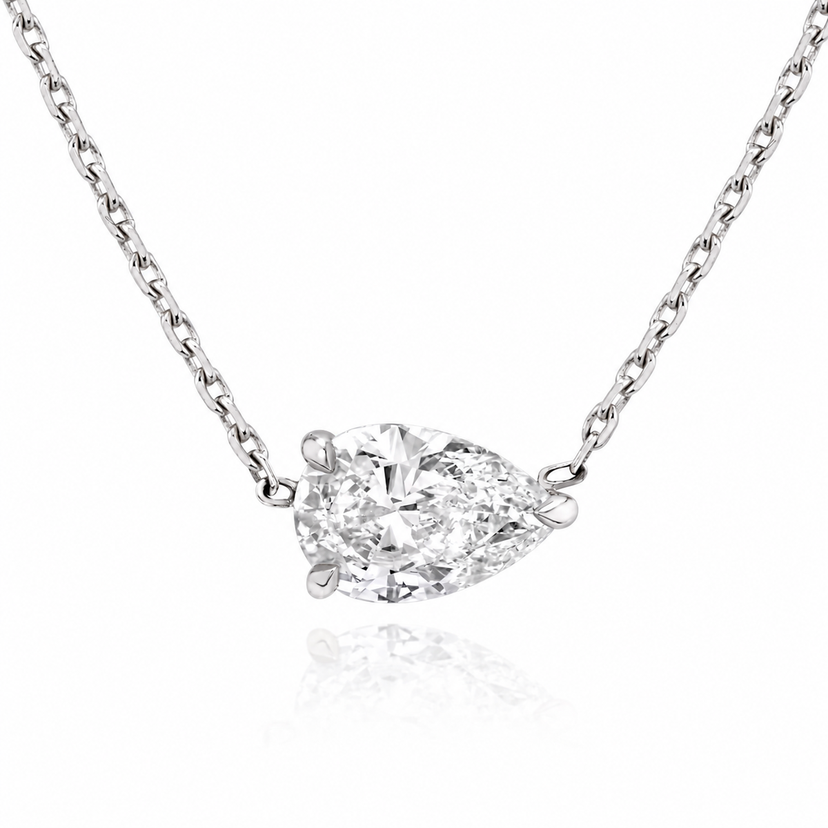 The Chelsea Pear Lab-Grown Necklace