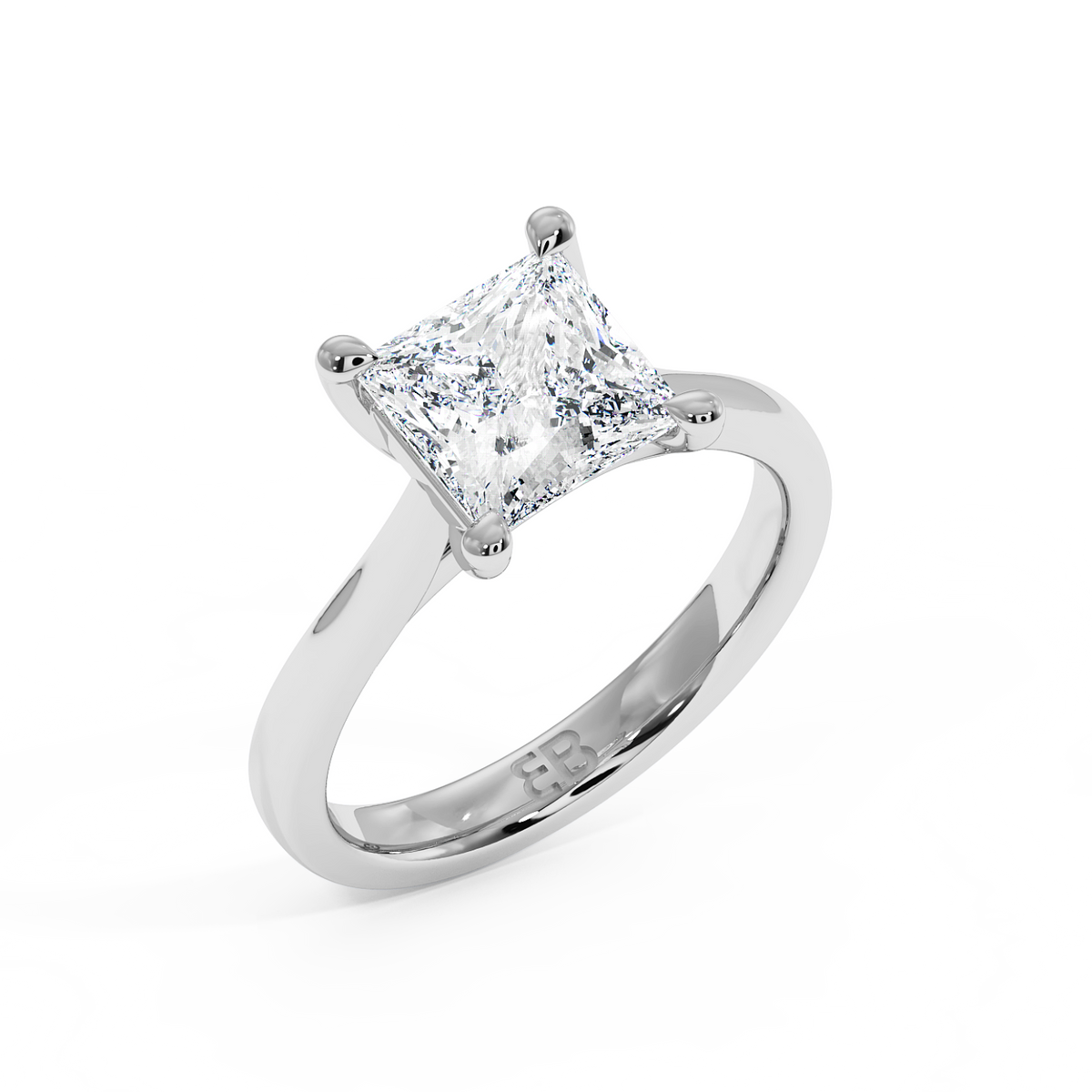 The Belgravia Princess Lab-Grown Platinum Ring