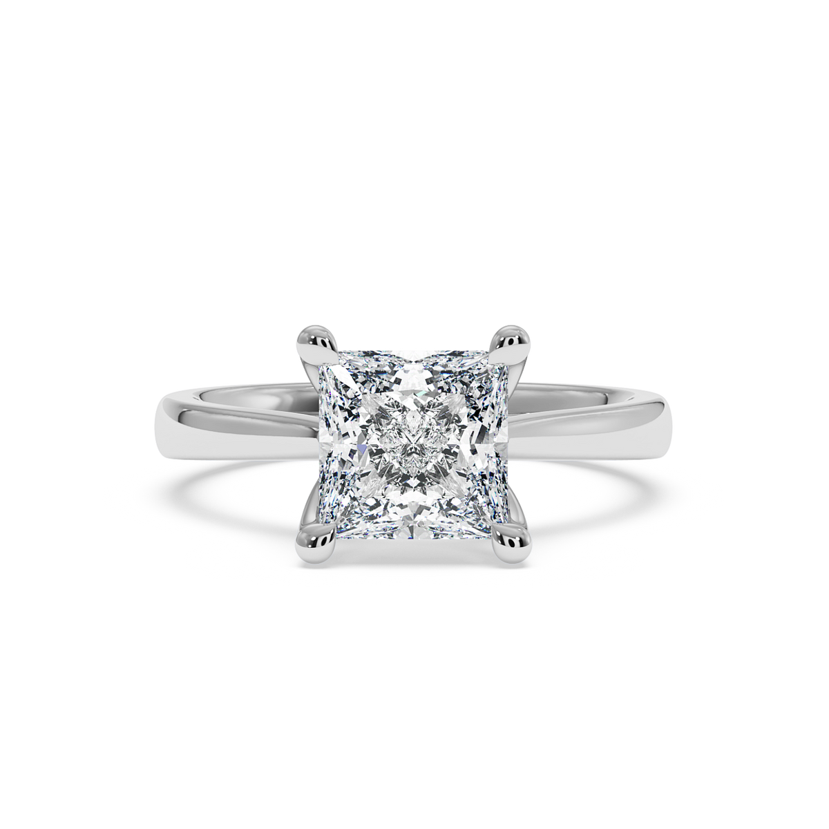The Belgravia Princess Lab-Grown Platinum Ring