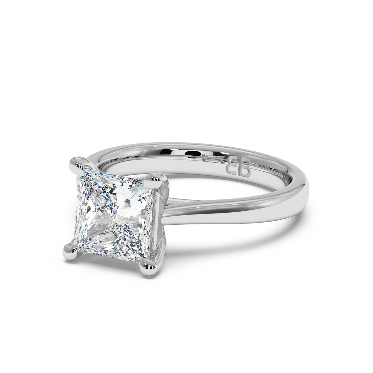 The Belgravia Princess Lab-Grown Platinum Ring