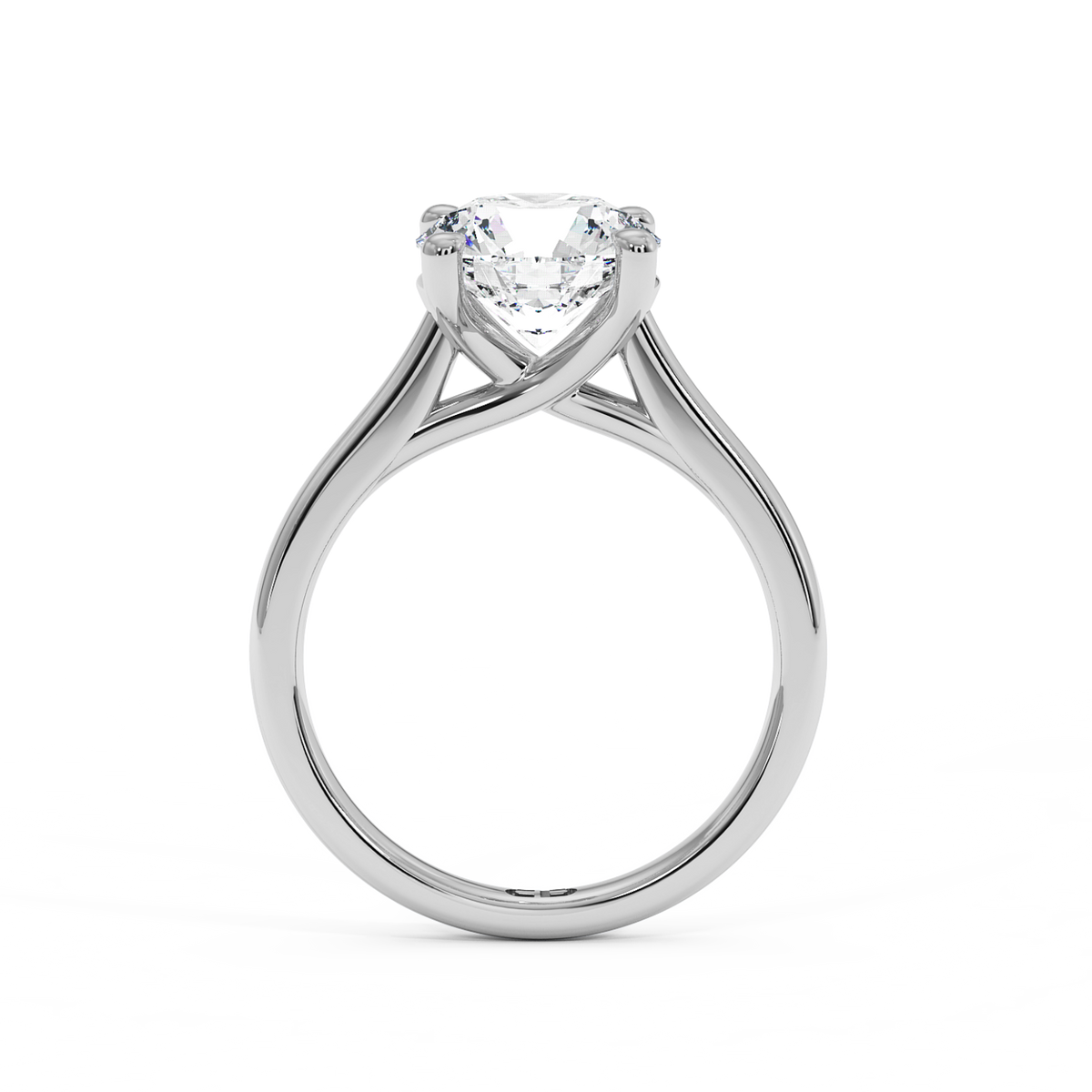 The Belgravia Round Lab-Grown Platinum Ring