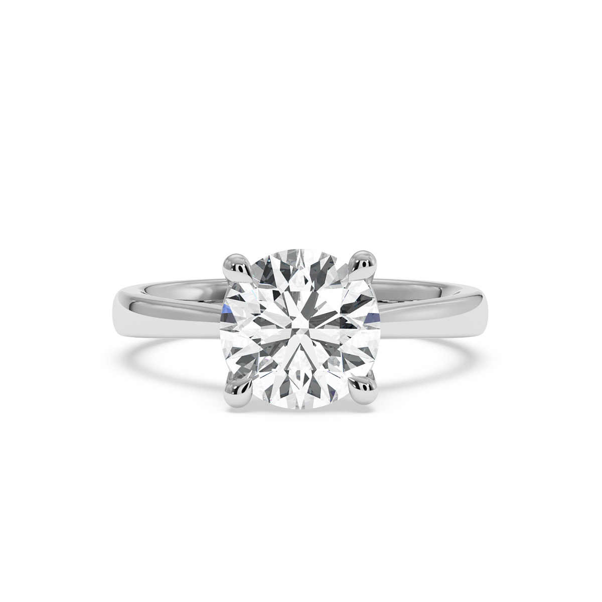 The Belgravia Round Lab-Grown Platinum Ring