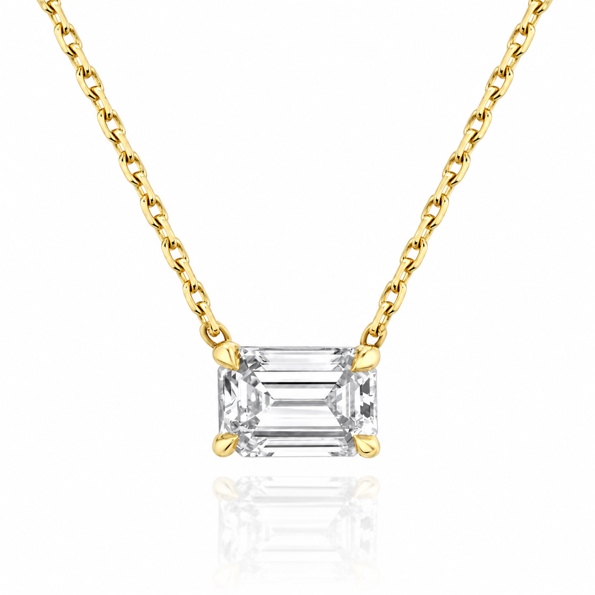 The Chelsea Emerald Lab-Grown Necklace