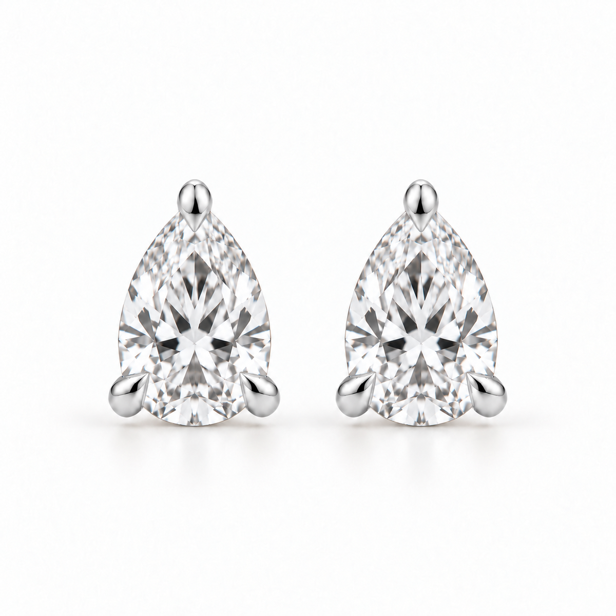 The Chelsea Pear Lab-Grown Stud Earrings