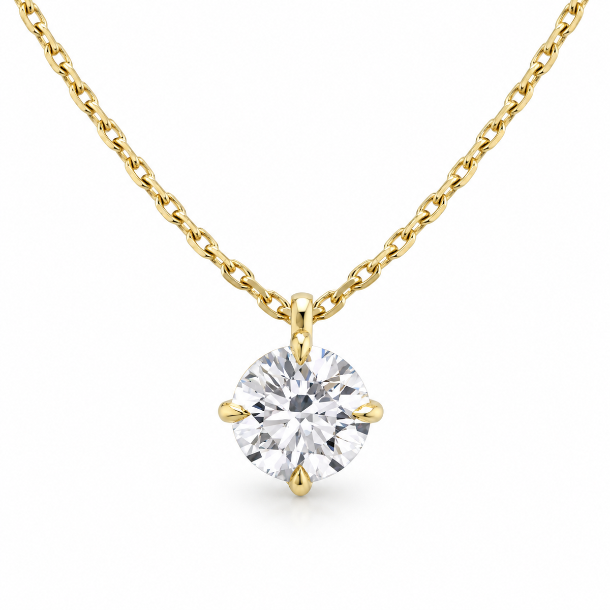 The Chelsea Round Lab-Grown Pendant