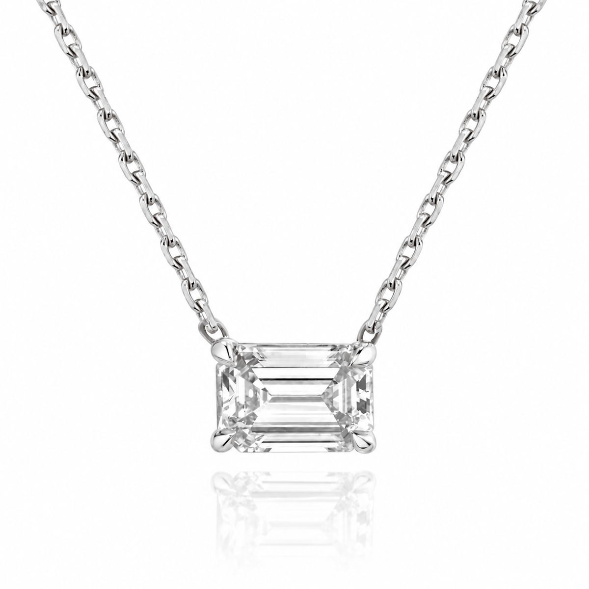 The Chelsea Emerald Lab-Grown Necklace