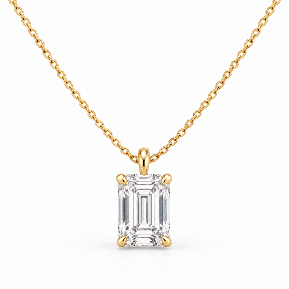 The Chelsea Emerald Lab-Grown Pendant
