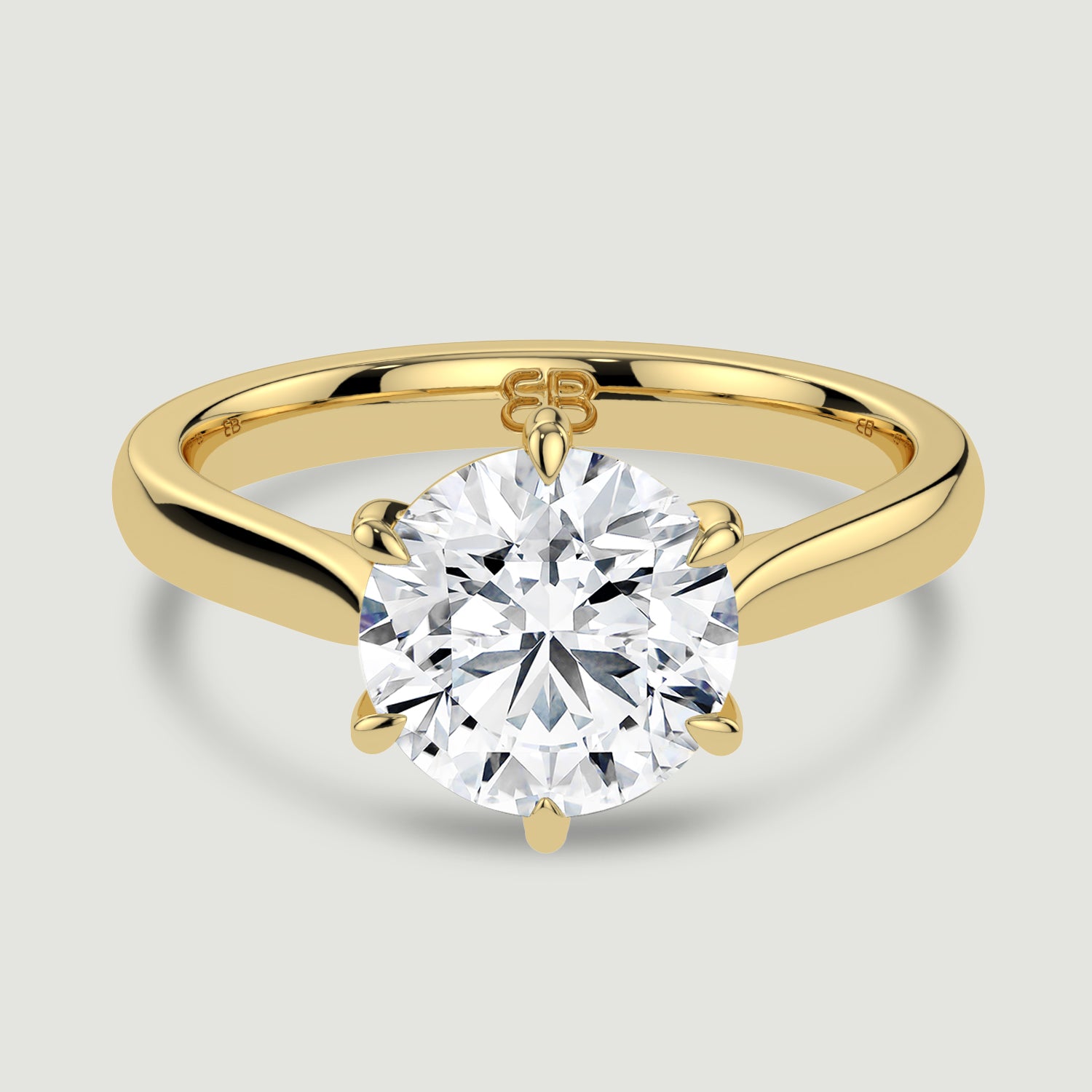 The Chelsea 6 Lab-Grown Yellow Gold Engagement Ring