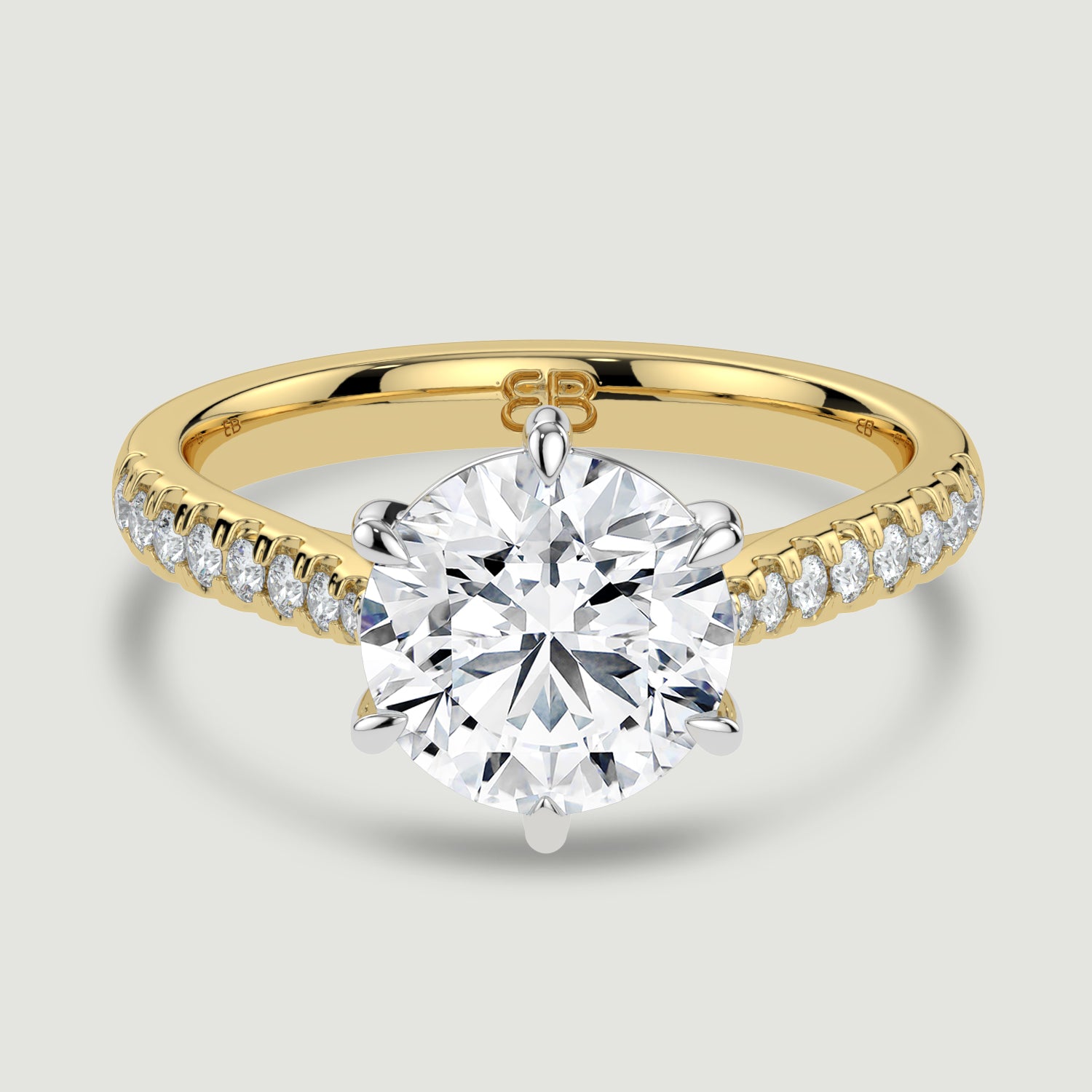 The Kensington 6 Lab-Grown Gold & Platinum Ring