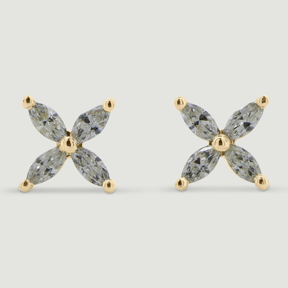 Clover Diamond Earrings