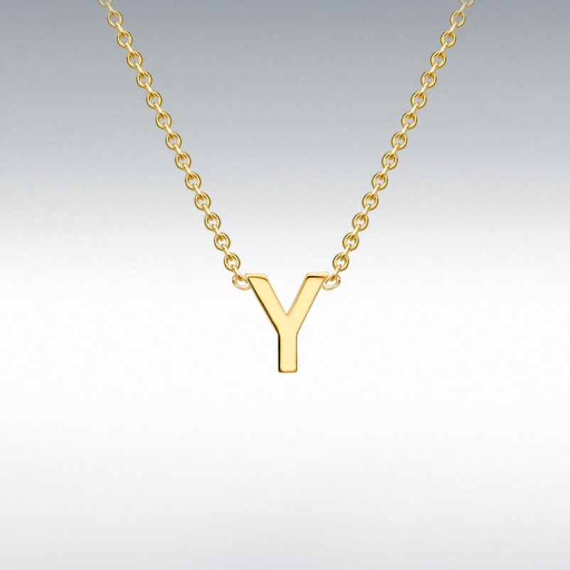 Gold Initial Necklace