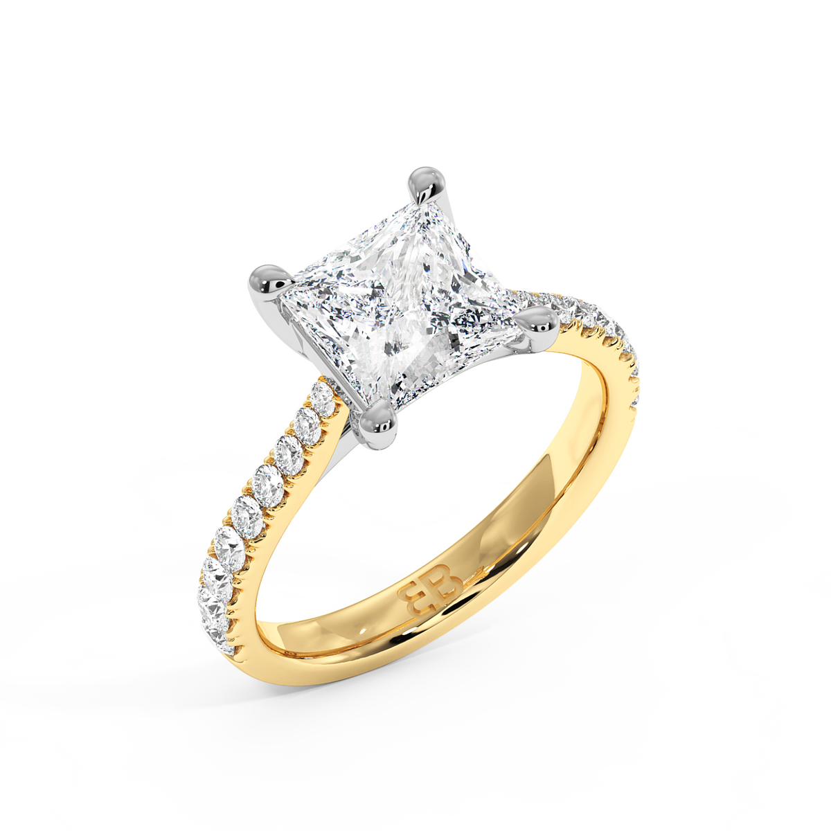 The Richmond Princess Lab-Grown Gold & Platinum Ring