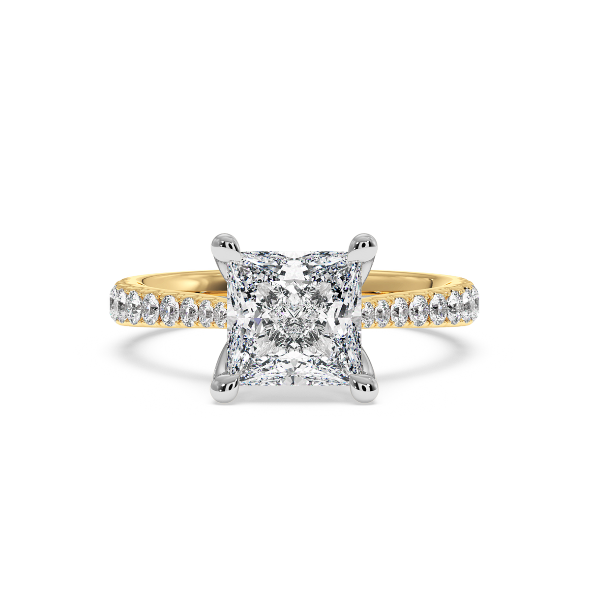 The Richmond Princess Lab-Grown Gold & Platinum Ring