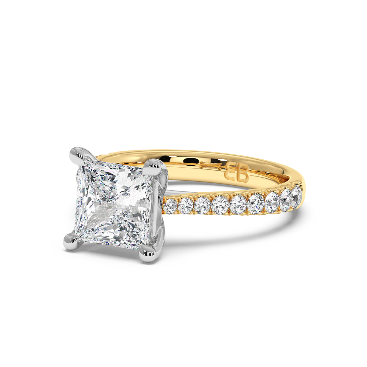 The Richmond Princess Lab-Grown Gold & Platinum Ring